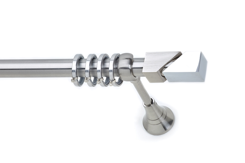 Anartisi - ΣΗΜΑΝΤΙΚΟ: Σε περίπτωση διαφοράς τιμής από το κατάστημα ισχύει παντα και μόνο η τιμή του καταστήματος Anartisi Κουρτινόξυλο Φ25 Νίκελ Σατινέ S23